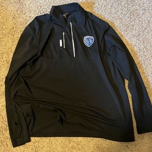 Adidas Climalite Sporting KC Black jacket 3XL
